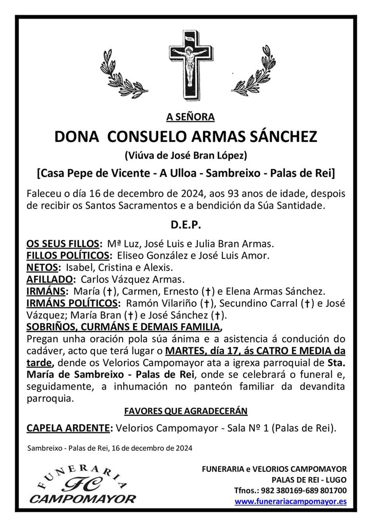 CONSUELO ARMAS SÁNCHEZ