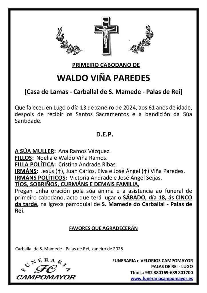 WALDO VIÑA PAREDES